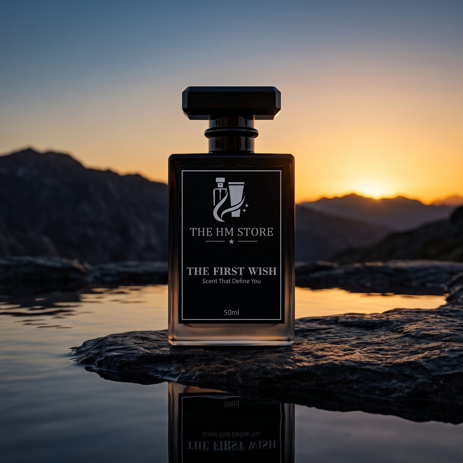 perfume bottle on rock sunset 2k 202609041436 perfume bottle on rock sunset 2k 202609041436