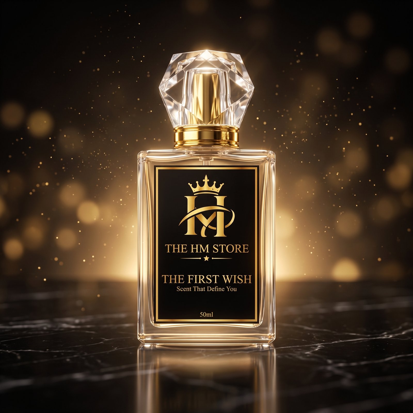 Home perfume bottle on marble surface 2k 20261009145651