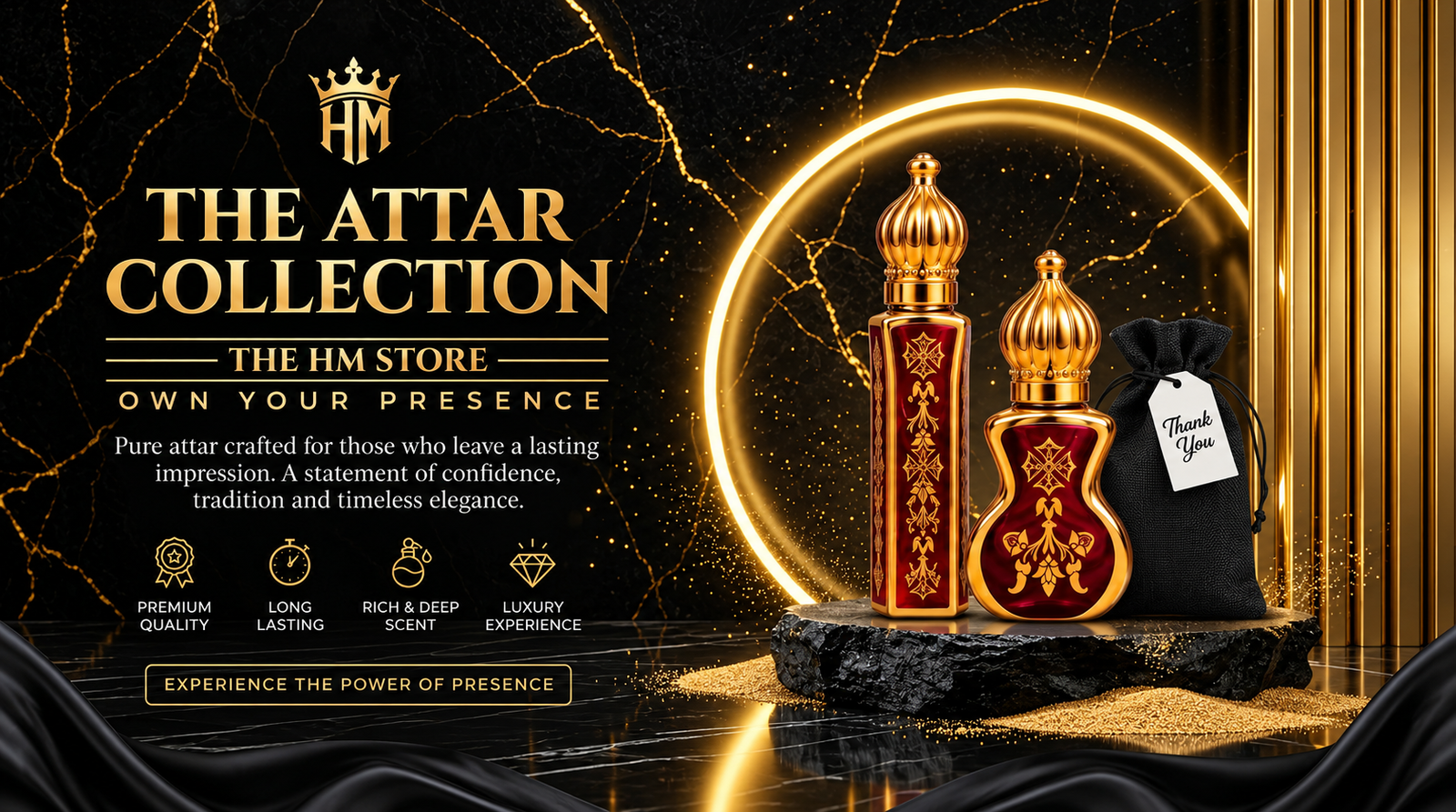 Home the attar collection luxury in gold and burgundy